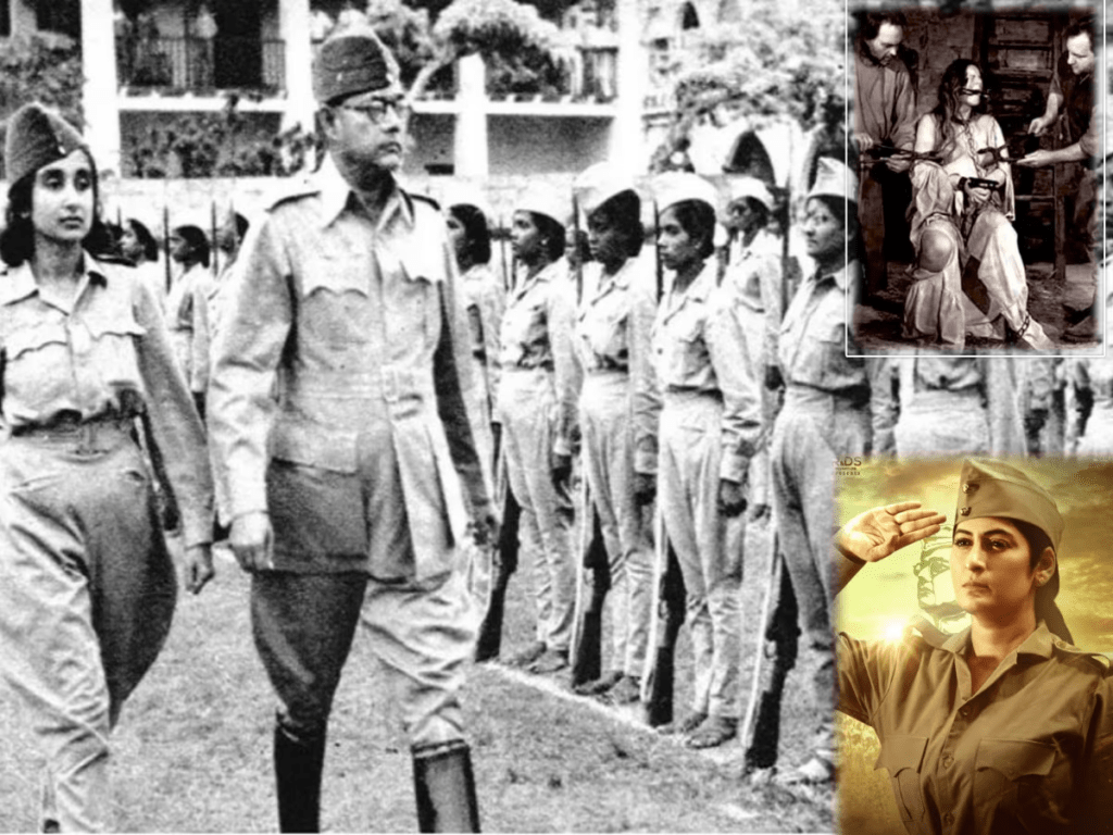 Neera Arya, entrusted by Netaji as the first woman spy of the INA, who operated in disguise to gather intelligence from British camps and homes.