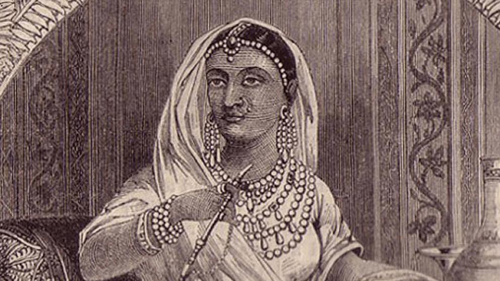 Rani Lakshmibai of Jhansi, the legendary warrior queen whose spirit inspired the all-women Rani Jhansi Regiment in which Neera Arya served courageously.
