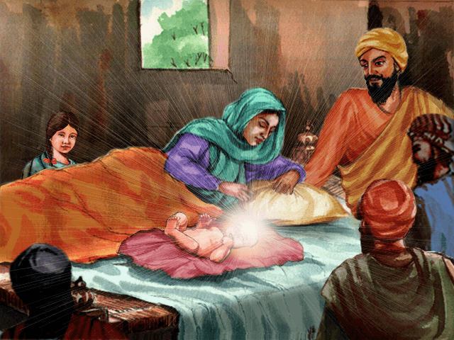 Sikh woman caring for child reflecting compassion seva and spiritual motherhood
